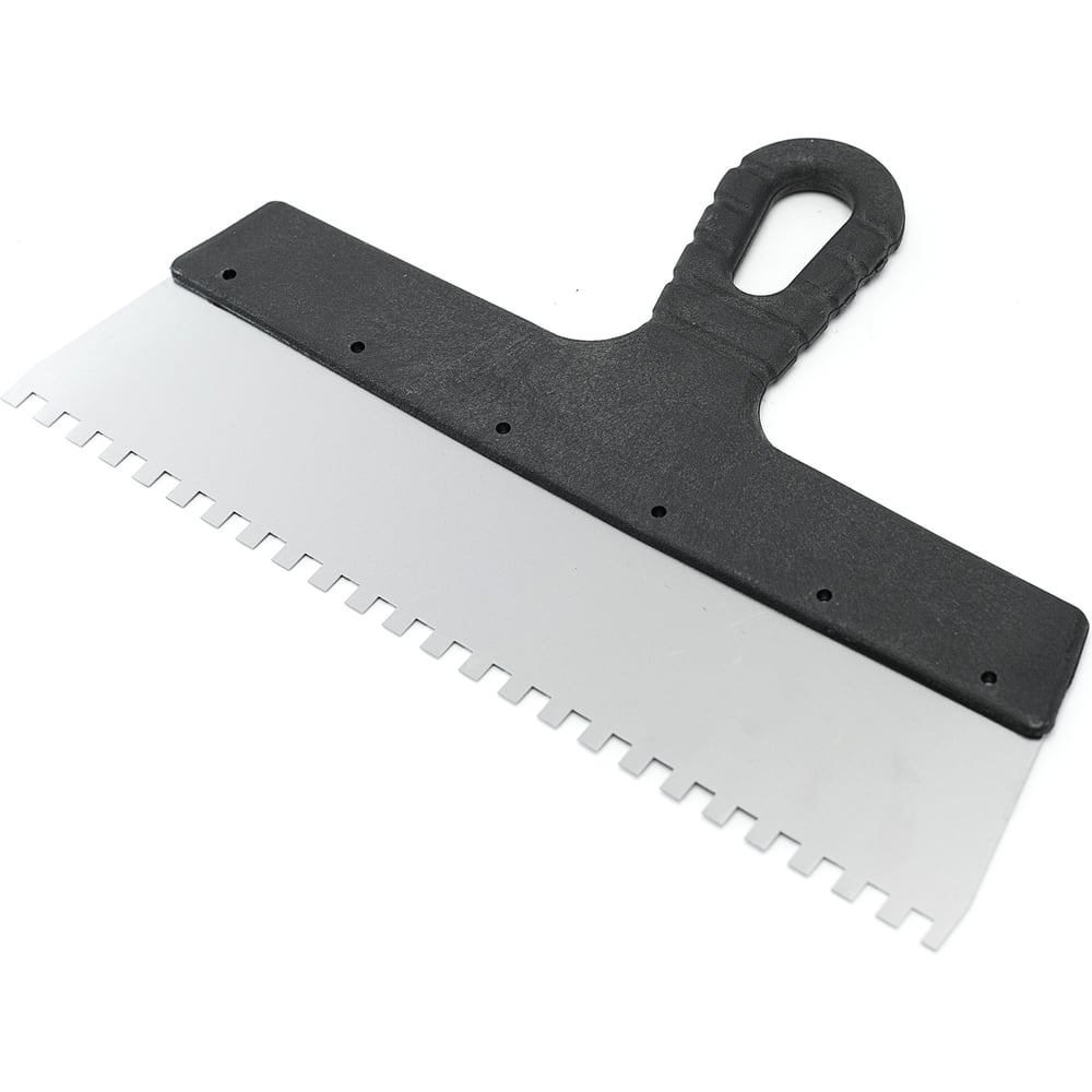 Изображение товара Шпатель Политех Lux 300 мм 6x6 нержавеющая сталь