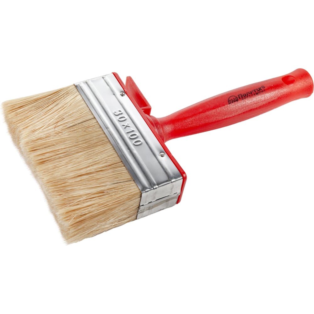 Изображение товара Кисть-макловица Политех 30x100 мм пластиковый корпус натуральная щетина