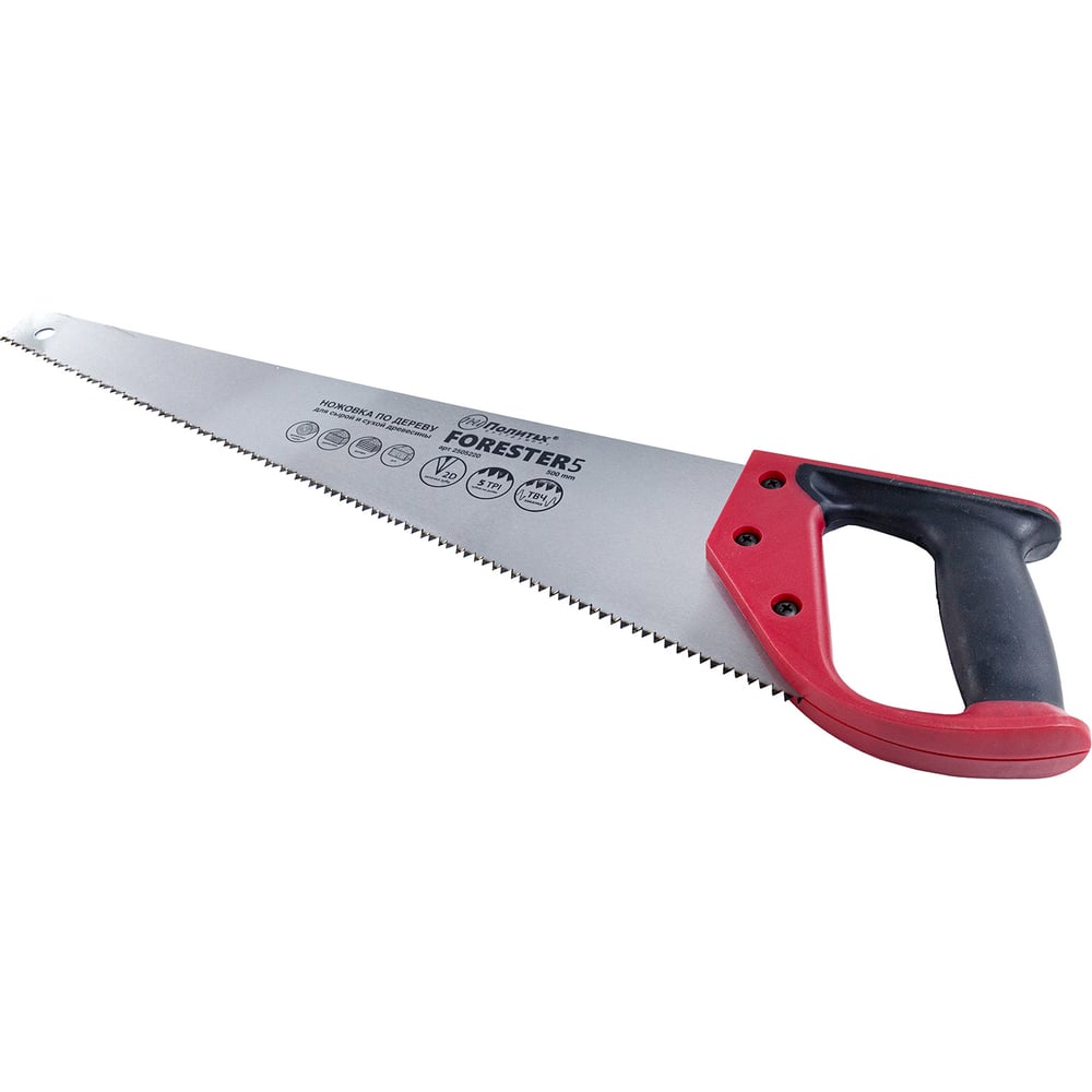 Изображение товара Ножовка по дереву Политех Forester 5 500 мм, 2D 2505220