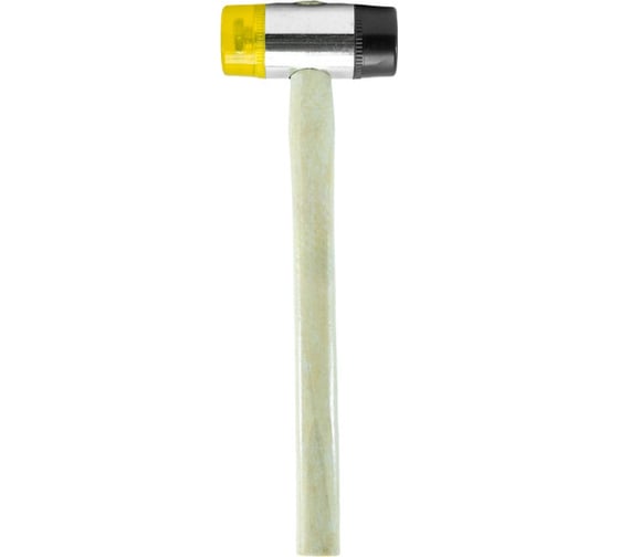 Изображение товара Рихтовочный мол-киянка Политех пластиковые бойки, деревянные рукоятки, 45 мм 2542045