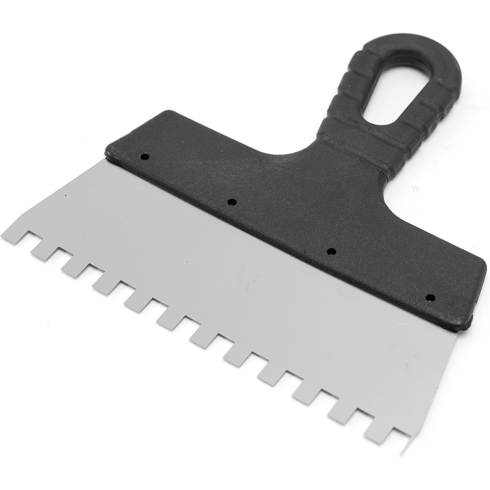 Изображение товара Шпатель Политех Lux из нержавеющей стали 200 мм зубцы 8х8 мм