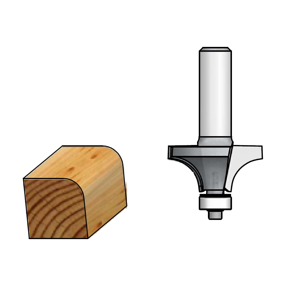 Изображение товара Фреза радиусная R12.7 WPW HRW1215 38х17.5 мм подшипник 8 мм
