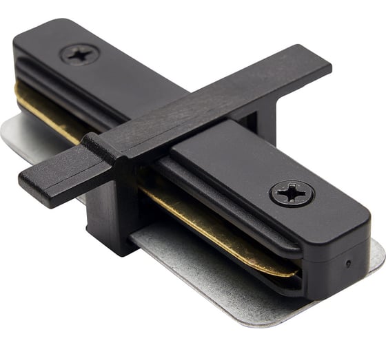 Изображение товара Прямой коннектор для встраиваемого шинопровода FERON черный, LD1004 10358