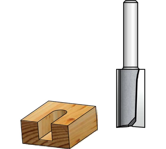 Изображение товара Фреза пазовая (8х25 мм; хвостовик 6 мм) WPW HP24083