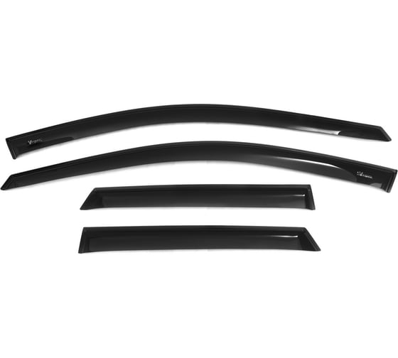 Изображение товара Дефлекторы окон Vinguru Renault Kaptur 2016-, накладные, скотч, к-т 4 шт. AFV85816