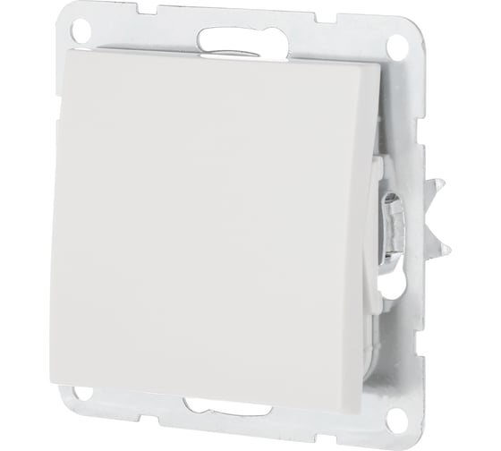 Изображение товара 1-клавишный выключатель LK Studio схема 1, 16 A, 250 B, белый 860104-1