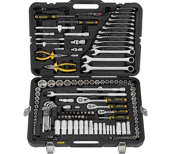 Изображение товара Профессиональный набор инструментов Berger BG ГАННОВЕР 163 предмета BG163-121438