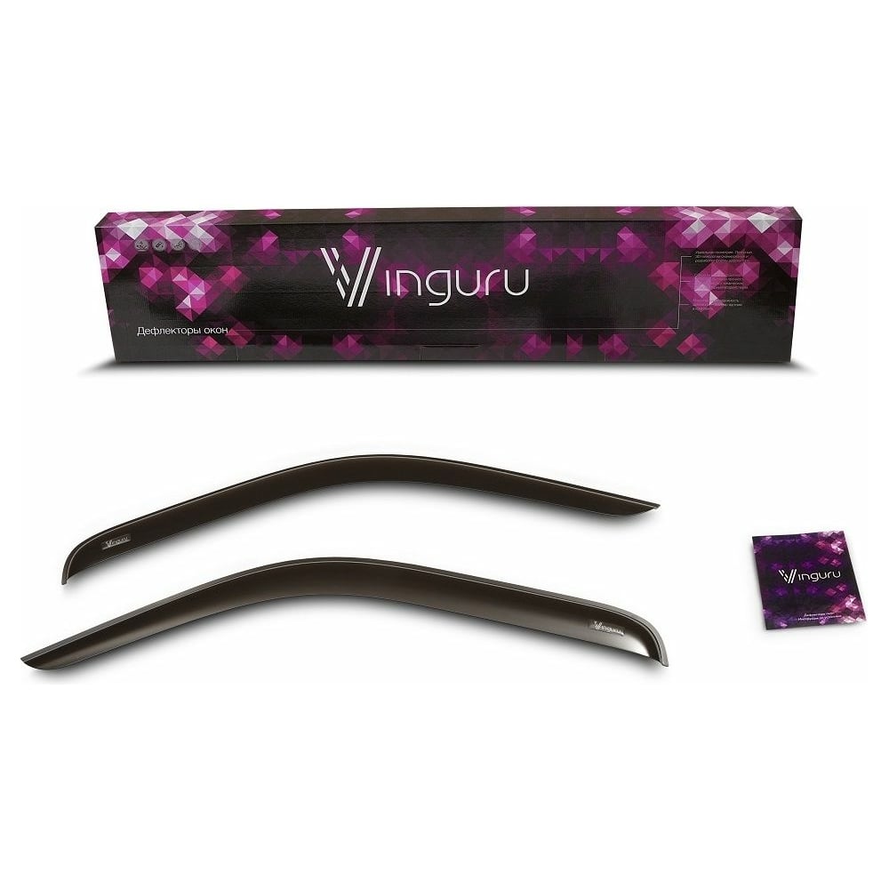 Изображение товара Дефлекторы окон Vinguru для Volkswagen Caddy III 2004-2015, комплект 2 шт.