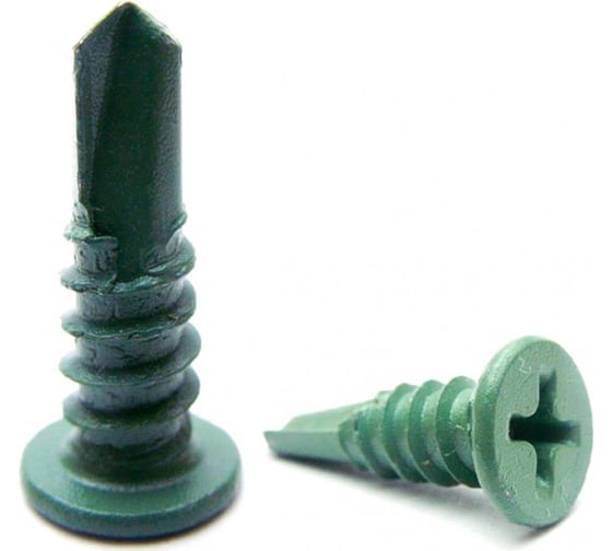 Изображение товара Самонарезающий винт со сверловым концом Grabber PH2 4,8х16 мм Е-покрытие 8000 шт. GFD4.8x16