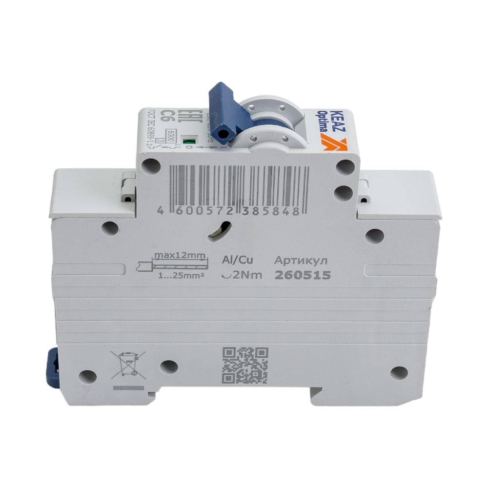 Модульный автоматический выключатель КЭАЗ выключатель автоматический кэаз 249252 1п 6а 10ка
