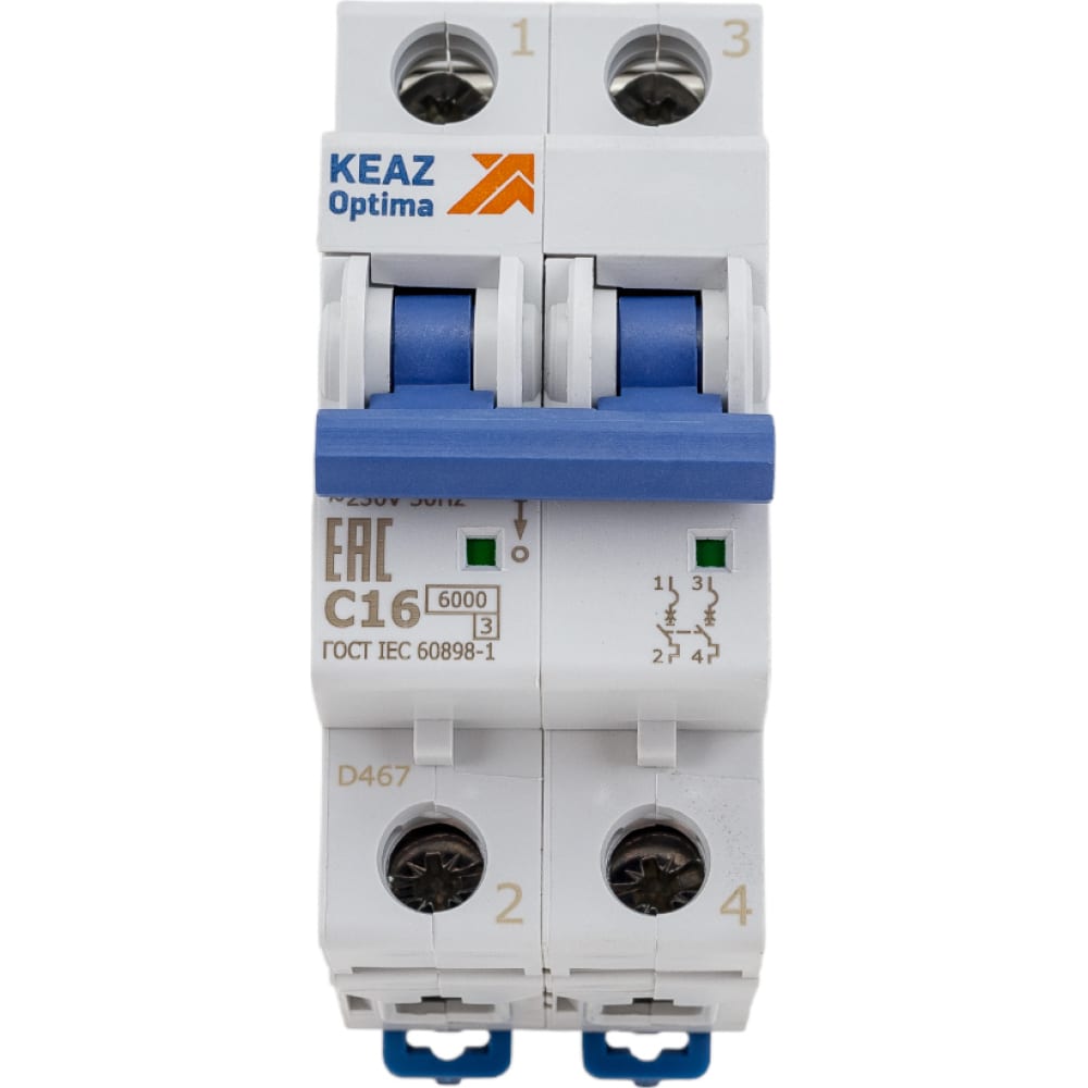Модульный автоматический выключатель КЭАЗ автоматический модульный автоматический выключатель legrand