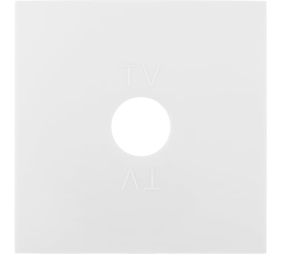 Изображение товара Накладка розетки TV LK Studio белый 865104-1