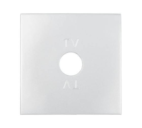 Изображение товара Накладка розетки TV LK Studio серебристый металлик 865103-1