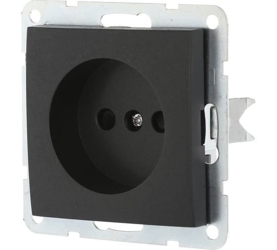 Изображение товара Розетка LK Studio без з/к, со шторками, черный бархат 863308-1