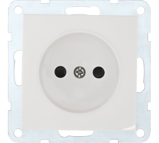 Изображение товара Розетка LK Studio без з/к, со шторками, белый 863304-1