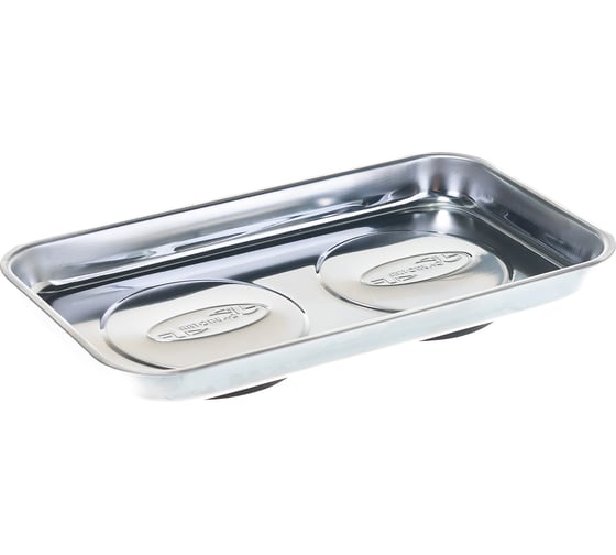 Изображение товара Прямоугольная металлическая магнитная миска для крепежа АвтоDело 142х241 мм 40326 15133