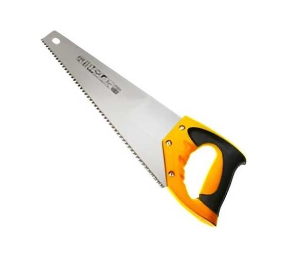 Изображение товара Ножовка по дереву MOSTEK 500 мм закаленные зубья, 2D заточка, большой зуб 8 мм, 2к, обрезиненная рукоятка 5813508