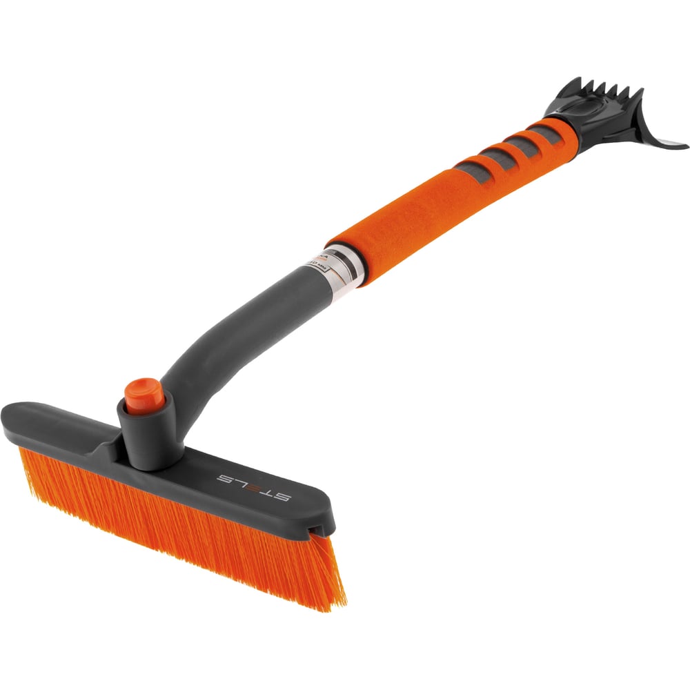 Изображение товара Щетка-сметка со скребком для снега 510 мм с поворотной головой STELS