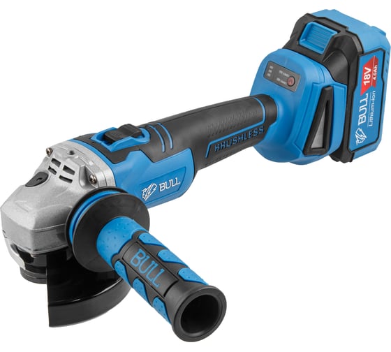 Изображение товара Аккумуляторная угловая шлифовальная машина BULL CSG 1812 R, в чемодане с АКБ и з/у 1333373