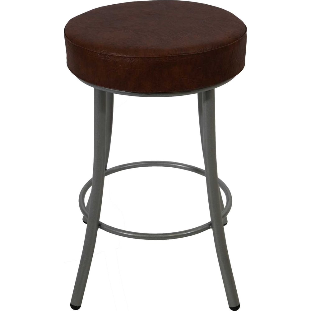 Изображение товара Премиум табурет MODULE`S TYLE Пуф шоколад печать хром ВИ0068