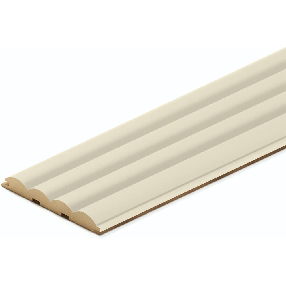 Изображение товара Реечная панель STELLA Wave de luxe из МДФ, паломино, 2700x119x16мм, 4шт