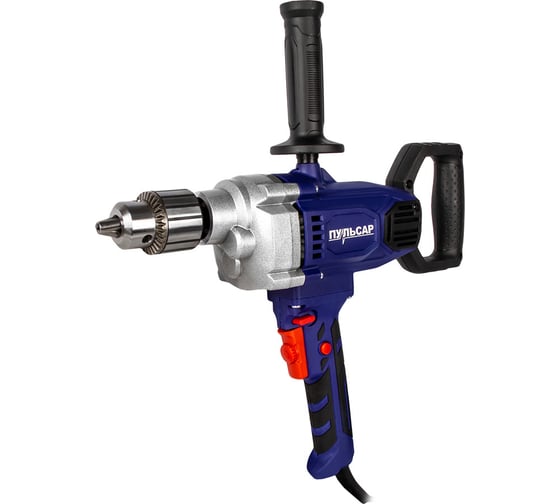 Изображение товара Сетевая безударная дрель Пульсар ДЭ 1600 1600 Вт, 0-450 об/мин, 16 патрон, коробка 916-608
