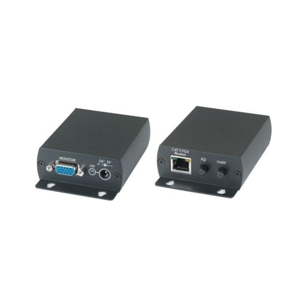 Комплект для передачи VGA сигнала по витой паре SC&T комплект для передачи видео по витой паре кпвп 1800