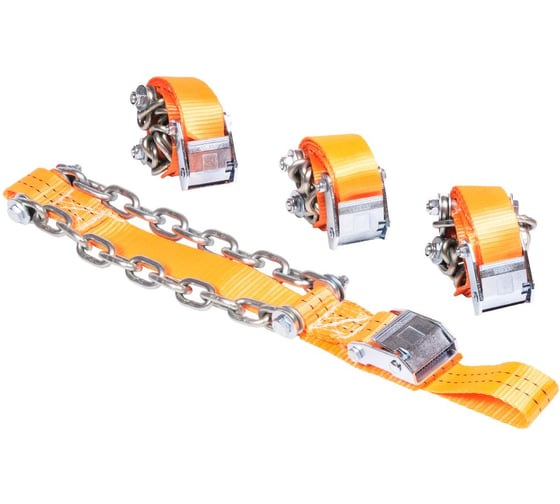 Изображение товара Комплект противоскольжения браслеты АвтоDело R15-R19 в сумке 4 шт. 43134 15900