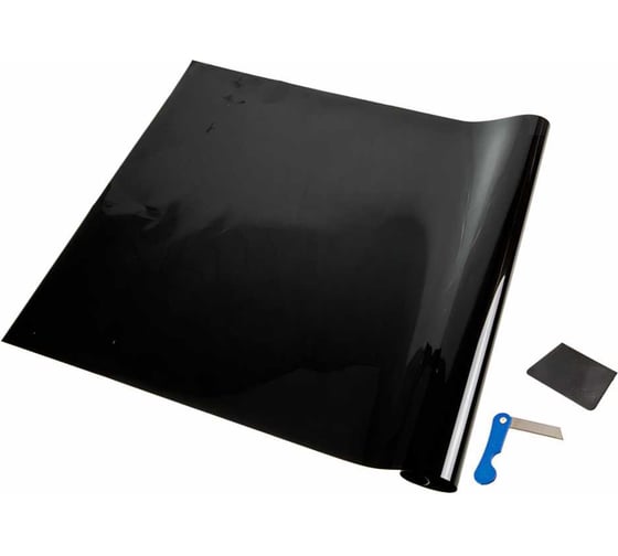 Изображение товара Тонировочная пленка MEGAPOWER Ultra Super Dark Black 1.1 %, 50x300 см M-BK-011