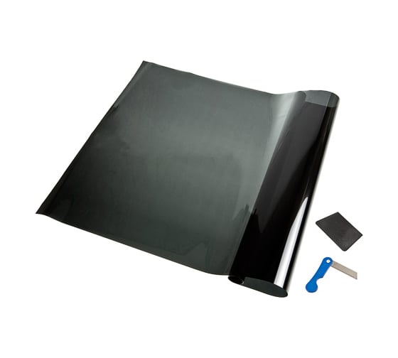 Изображение товара Тонировочная пленка MEGAPOWER Super Dark Black 5.9 %, 50x300 см M-BK-051