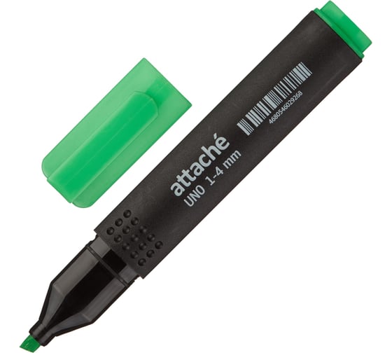 Изображение товара Маркер-текстовыделитель Attache Economy Uno 1-4 мм, зеленый, 12 шт. 892703