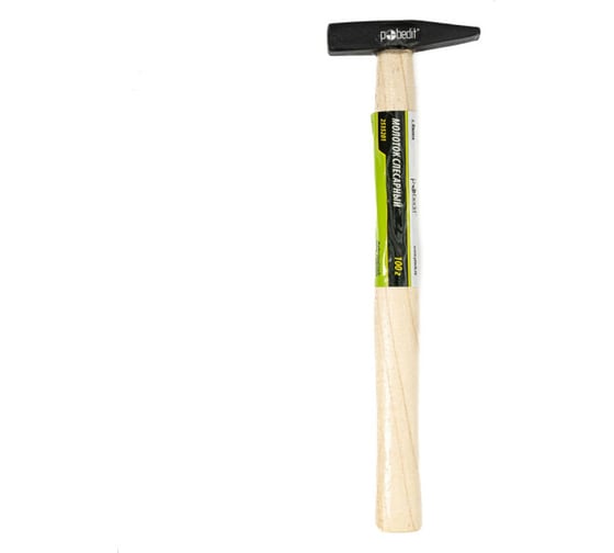 Изображение товара Столярно-слесарный молоток Pobedit деревянная рукоятка, 100 гр. 2535201