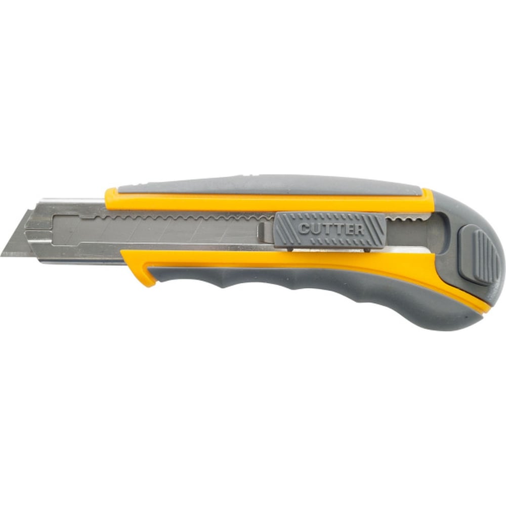 Изображение товара Проверенный нож Pobedit 18 мм автоматический, с запасными лезвиями, эргономичный