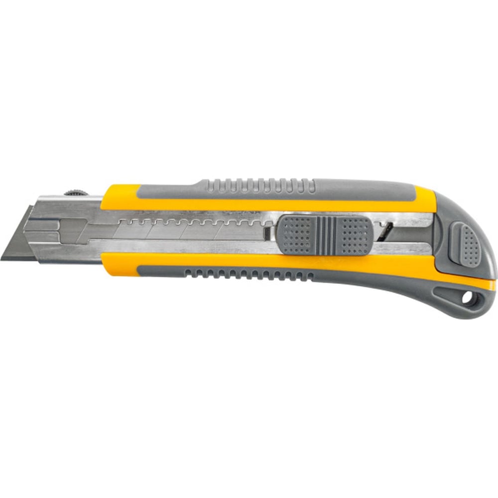 Изображение товара Нож Pobedit 25 мм, пластик-резина, автоматический, 6 лезвий 9005121