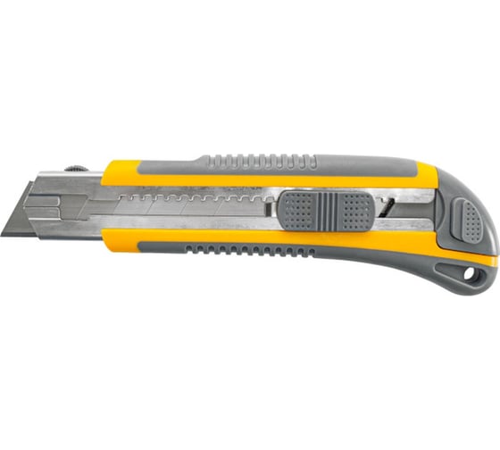 Изображение товара Нож Pobedit 25 мм, пластик-резина, автоматический, 6 лезвий 9005121