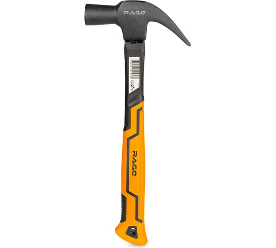 Изображение товара Молоток-гвоздодер RAGE by VIRA 560г 900225