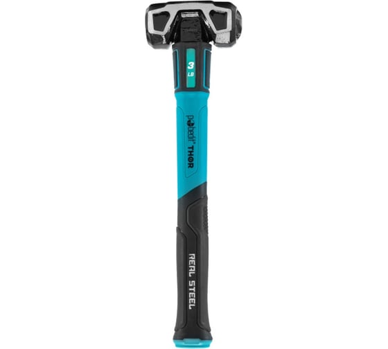 Изображение товара Кувалда Pobedit 1360 г, с центрирующим бойком и рукояткой, длиной 410\350мм 2530915