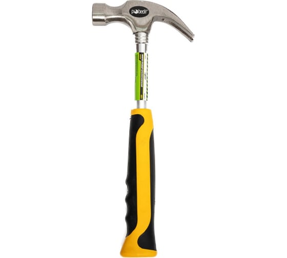 Изображение товара Молоток-гвоздодер Pobedit 450 гр., металлическая 2-х компонентная рукоятка 2533545