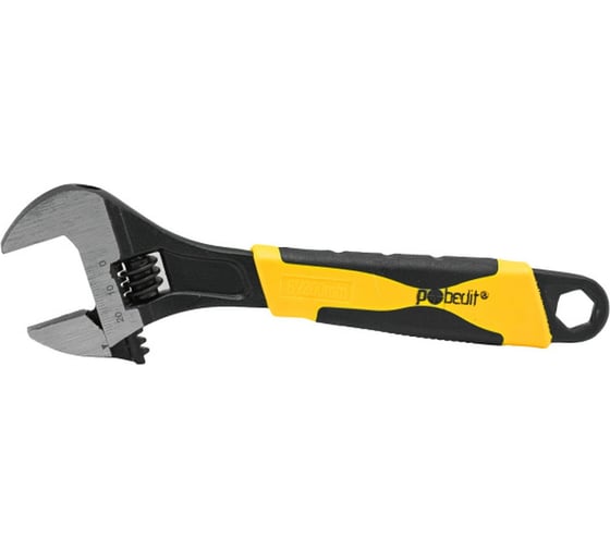 Изображение товара Разводной ключ Pobedit комбинированная рукоять, 8", 200 мм 2777020