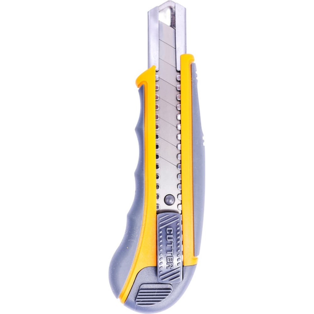 Изображение товара Профессиональный нож Pobedit Мастер Плюс 18 мм выдвижное лезвие