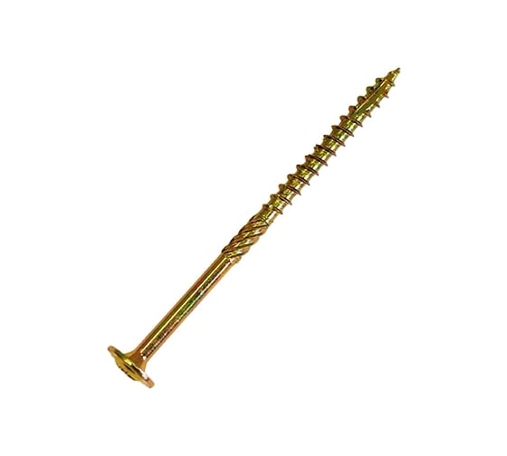 Изображение товара Саморез по дереву HIMTEX проф. желт. тарельчатая голова Torx 40, 8x180, 50 шт. 08180Wh