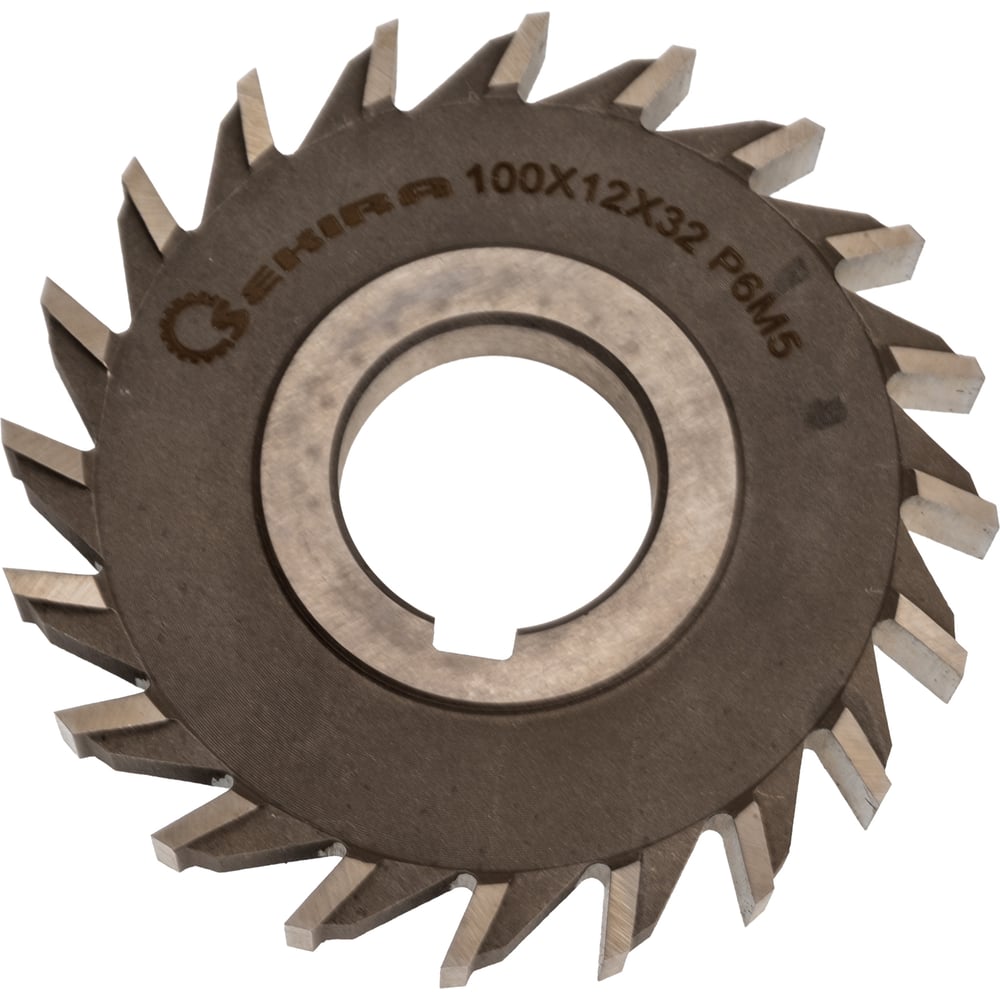 Изображение товара Фреза дисковая трехсторонняя 100х12х32 мм Sekira модель 32519 для обработки стали