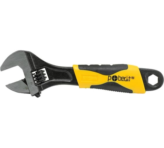 Изображение товара Разводной ключ Pobedit комбинированная рукоять, 6", 150 мм 2777015