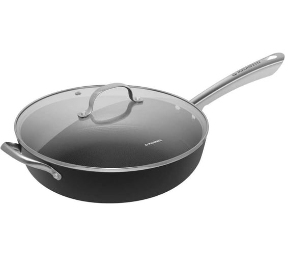 Изображение товара Глубокая сковорода MAUNFELD howard из облегченного чугуна, со стеклянной крышкой, 30 см MDP30LCL15