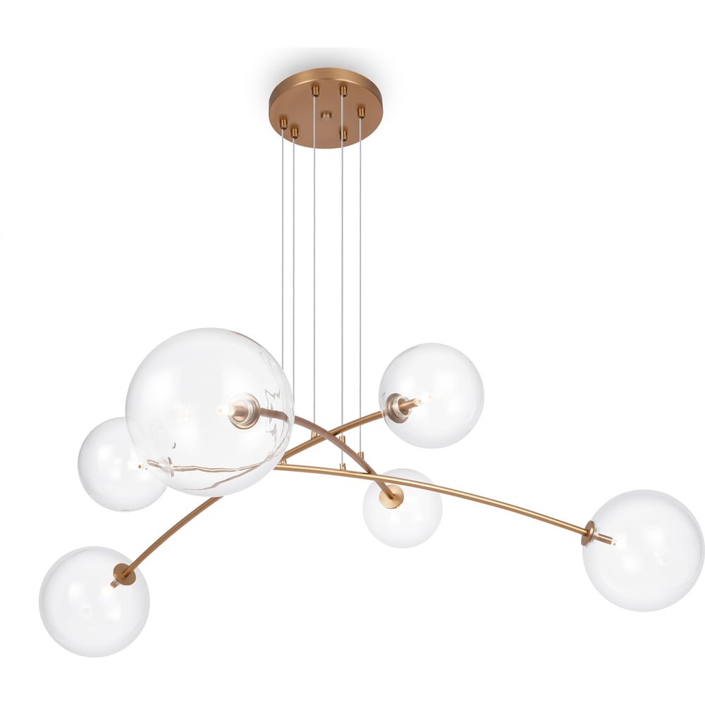 Изображение товара Подвесной светильник MAYTONI mood 6хG4 20W латунь современный стиль