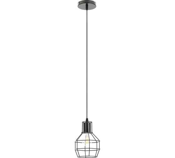Изображение товара Металлический подвес ЭРА PL11 BK E27, max 60W, d160 мм, черный Б0037458