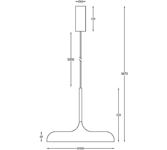 Изображение товара Подвесной светильник MAYTONI gerhard led 26w металл черный MOD189PL-L18B3K1