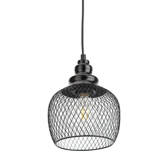 Изображение товара Металлический подвес ЭРА PL8 BK E27, max 60W, d170 мм, черный Б0037455