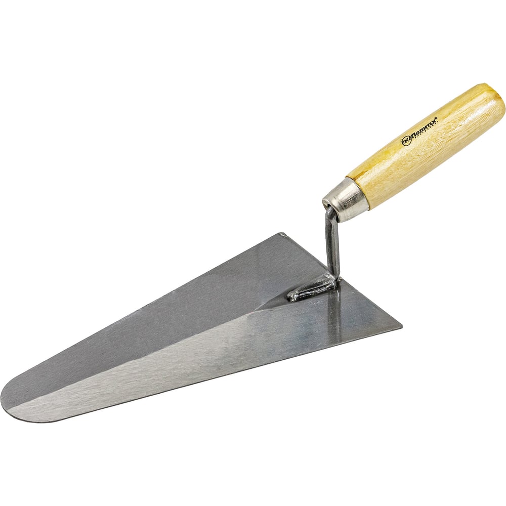 Изображение товара Кельма плиточника Политех ЛЮКС 200 мм с деревянной ручкой