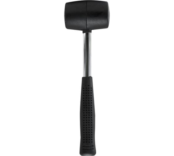 Изображение товара Киянка Политех черная, металлическая обрезиненная рукоятка, 450 г. 2541745